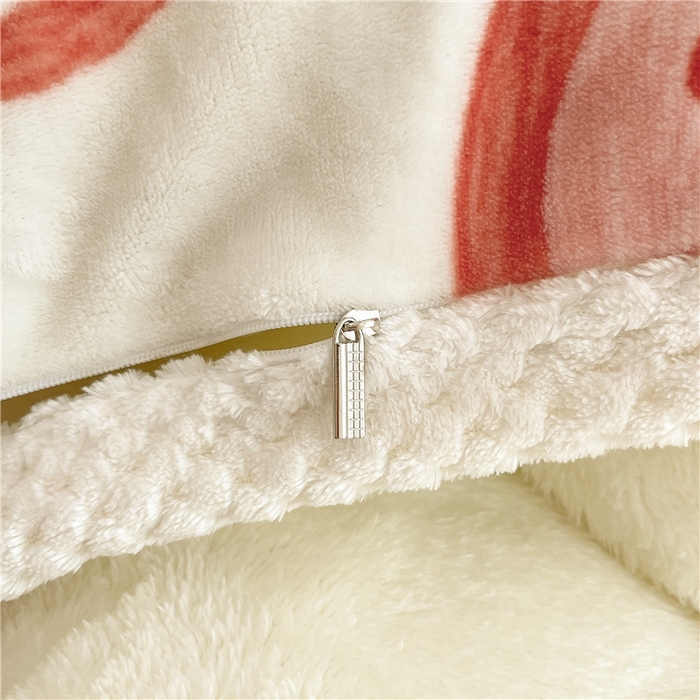 91家纺网 家纺一手货源 找家纺 琪格格纺织 2025新款A牛奶绒B兔兔绒保暖印花四件套 大包边绒海盐草莓