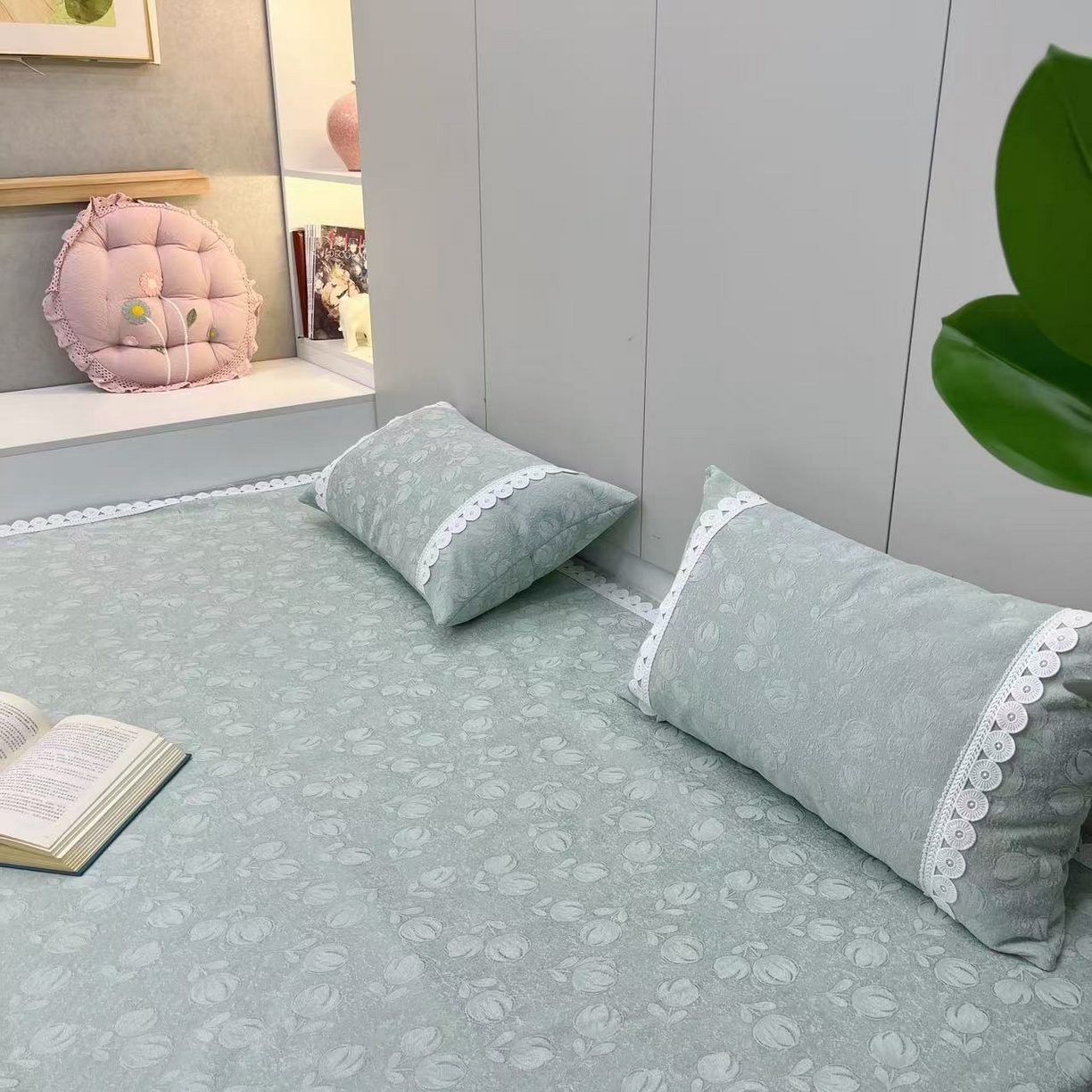 91家纺网 家纺一手货源 找家纺 （总）暖木杨 2025新款（郁金香专拍枕套一对）40*70