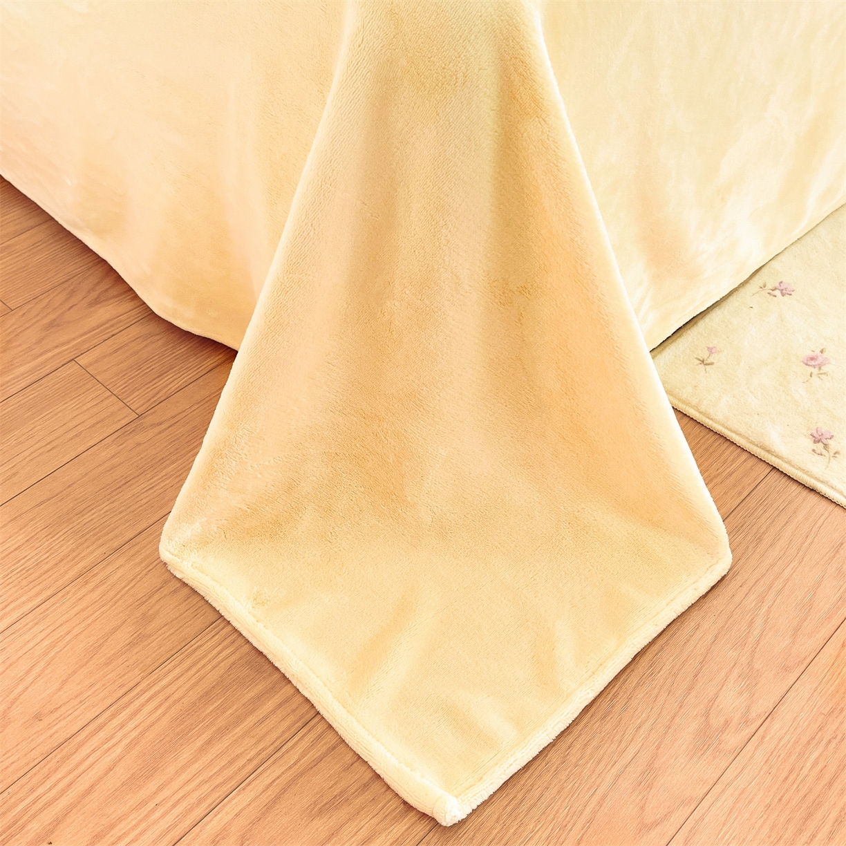 91家纺网 家纺一手货源 找家纺 云棉坊 2025新款高克重卡通牛奶绒四件套-印花系列 小甜露比