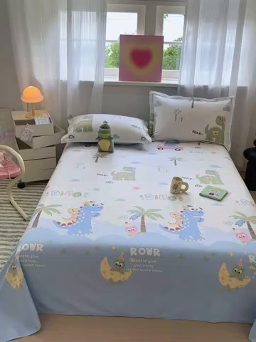 91家纺网 家纺一手货源 找家纺 （总）拾物记 2025新款A类12868新疆全棉纯棉单床单床单单件-提供买家秀和质检报告