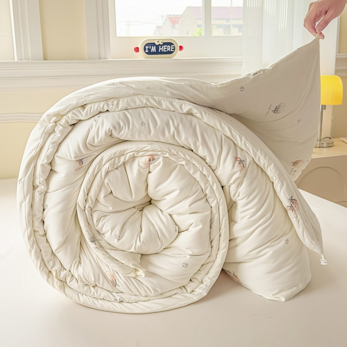 91家纺网 家纺一手货源 找家纺 （总）壹张床 2025新款A类新疆棉花被糯糯棉子母被冬被印花被芯春秋被学生被子母扣系列