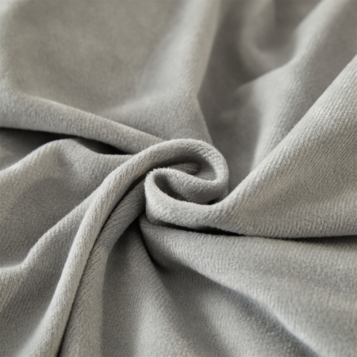 91家纺网 家纺一手货源 找家纺 云棉坊 2025新款高克重水晶绒绣花四件套-羽梦系列 羽梦-山灰