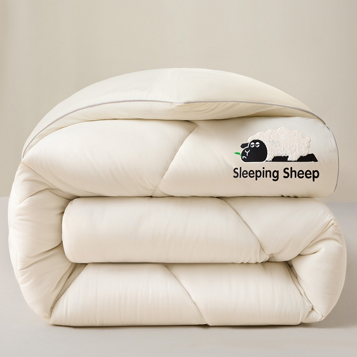 91家纺网 家纺一手货源 找家纺 （总）鑫琪莱家纺 2025新款A类鄂尔多斯羊毛被子被芯