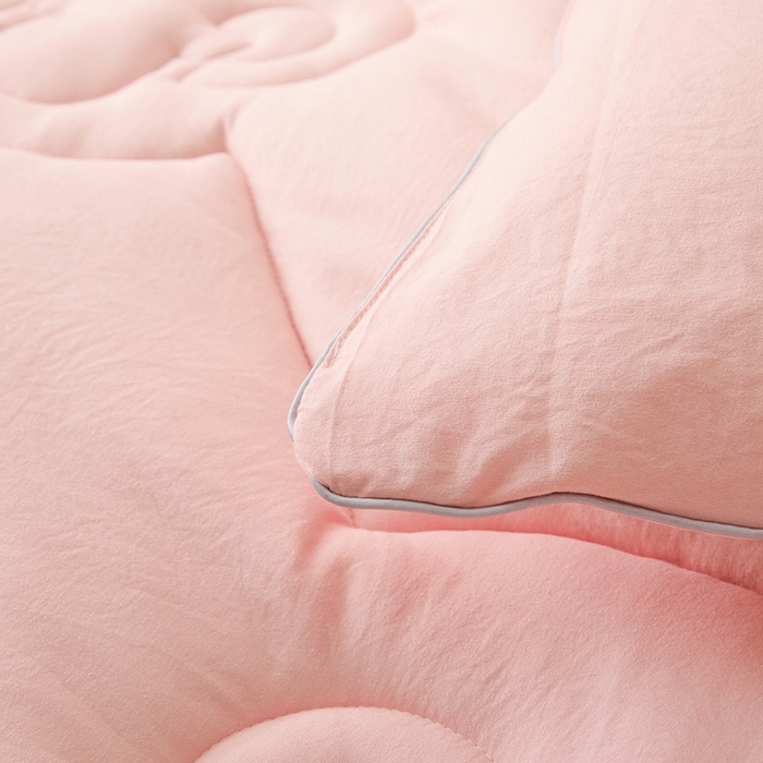 91家纺网 家纺一手货源 找家纺 鑫琪莱家纺 2025新款A类鄂尔多斯羊毛被子被芯 睡眠羊-粉