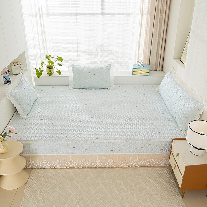 91家纺网 家纺一手货源 找家纺 （总）冬然 2025新款全棉防滑榻榻米垫子炕垫纯棉床盖夹棉床单纯棉床单