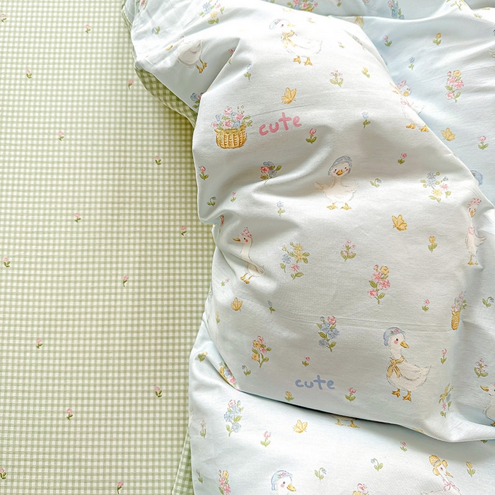 91家纺网 家纺一手货源 找家纺 总1卡普纯棉全棉四件套13070喷气床单款床笠款三件套