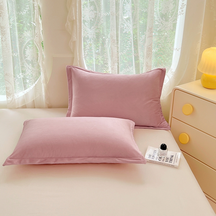 91家纺网 家纺一手货源 找家纺 （总）梦舒羽 2025新款水晶绒枕套宿舍单人枕芯套枕头内胆套一对装