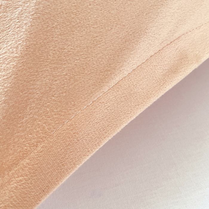 91家纺网 家纺一手货源 找家纺 梦舒羽 2025新款水晶绒枕套情侣枕芯套双人加长枕头内胆套 卡其色