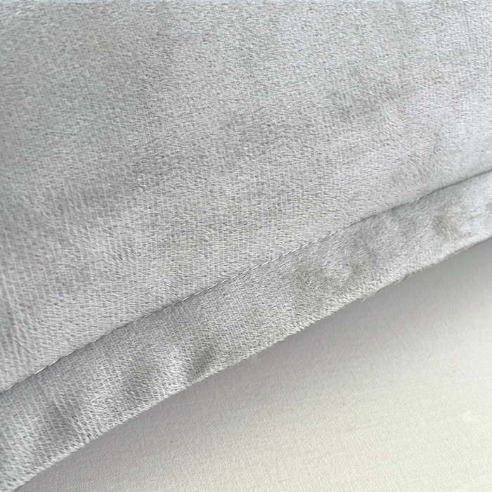 91家纺网 家纺一手货源 找家纺 梦舒羽 2025新款水晶绒枕套情侣枕芯套双人加长枕头内胆套 石墨灰