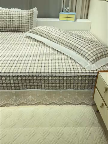 91家纺网 家纺一手货源 找家纺 冬然 2024新款全棉防滑榻榻米垫子炕垫纯棉床盖夹棉床单纯棉床单别具一格