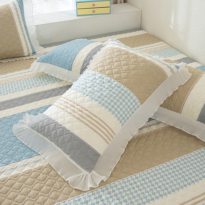 91家纺网 家纺一手货源 找家纺 冬然 2024新款全棉防滑榻榻米垫子炕垫纯棉床盖夹棉床单纯棉床单多彩时光