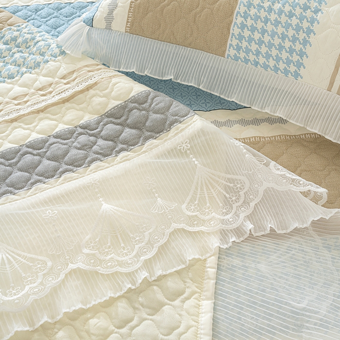 91家纺网 家纺一手货源 找家纺 冬然 2024新款全棉防滑榻榻米垫子炕垫纯棉床盖夹棉床单纯棉床单多彩时光