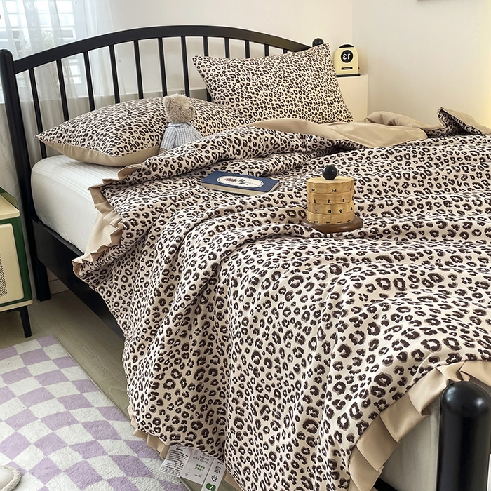 91家纺网 家纺一手货源 找家纺 （总）汣沐生活 2025款A类针织棉双层纱夏凉被百分百新疆棉花填充空调被夏凉被四件套