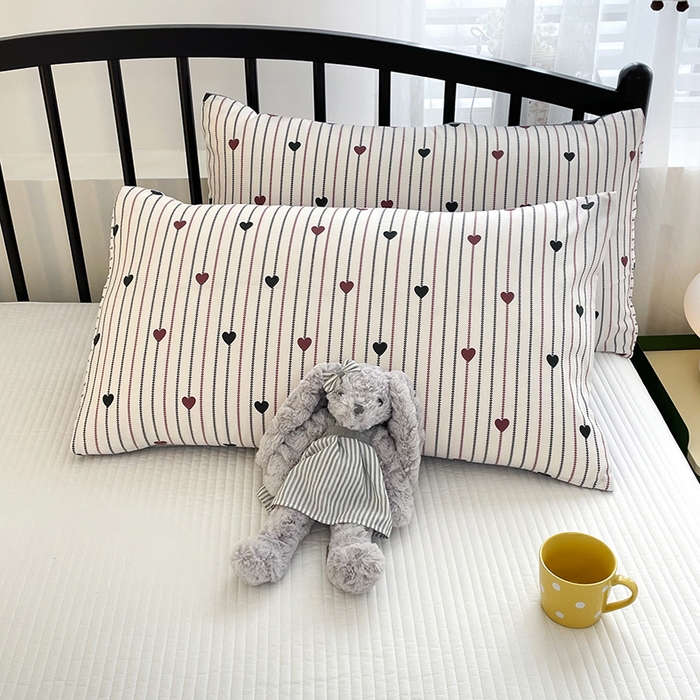 91家纺网 家纺一手货源 找家纺 汣沐生活 2025款A类针织棉双层纱夏凉被百分百新疆棉花填充空调被夏凉被四件套 春物生