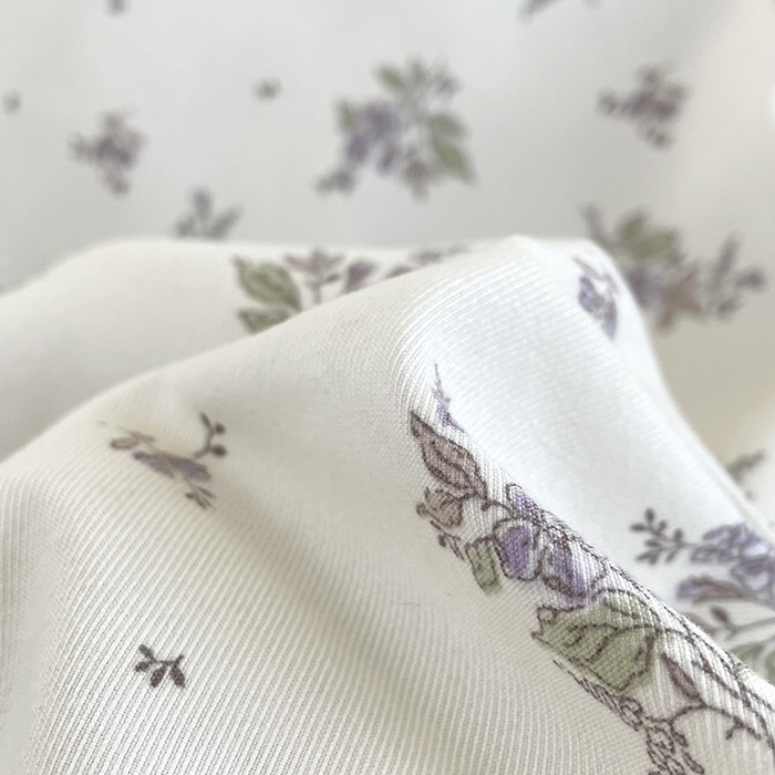 91家纺网 家纺一手货源 找家纺 汣沐生活 2025款A类针织棉双层纱夏凉被百分百新疆棉花填充空调被夏凉被四件套 紫薇风铃