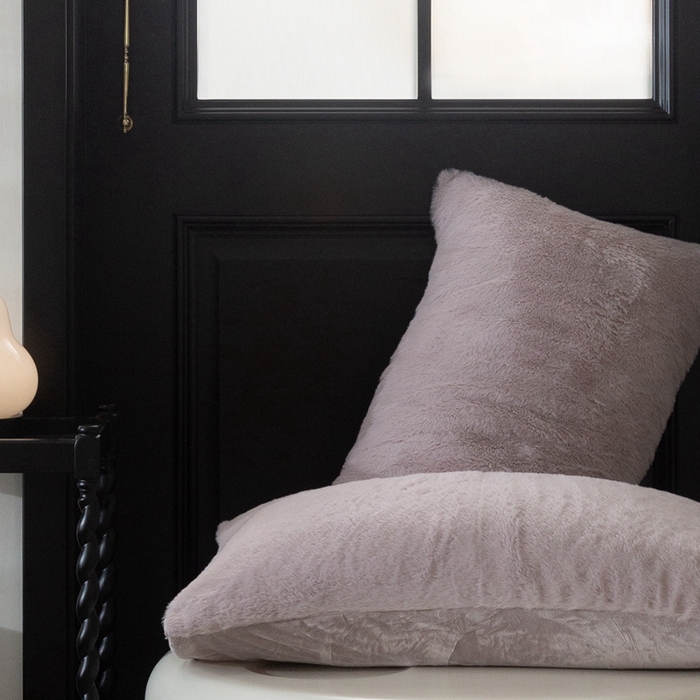 91家纺网 家纺一手货源 找家纺 ONE TWO ONE 121 2025新款A类加厚兔毛绒纯色四件套-安娜 安娜-云紫