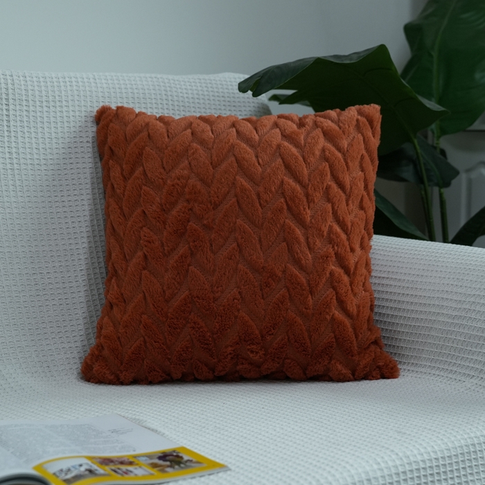 91家纺网 家纺一手货源 找家纺 （总）铭宣家居 2025新款荷兰绒兔绒绣花款抱枕