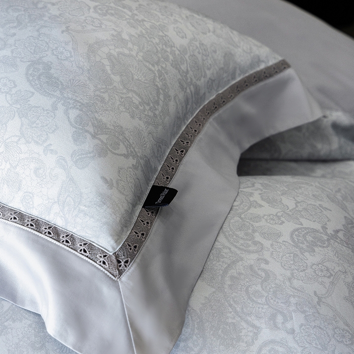 91家纺网 家纺一手货源 找家纺 ONE TWO ONE 121 2025新款高支高密贡缎长绒棉四件套-绮梦 绮梦-蓝