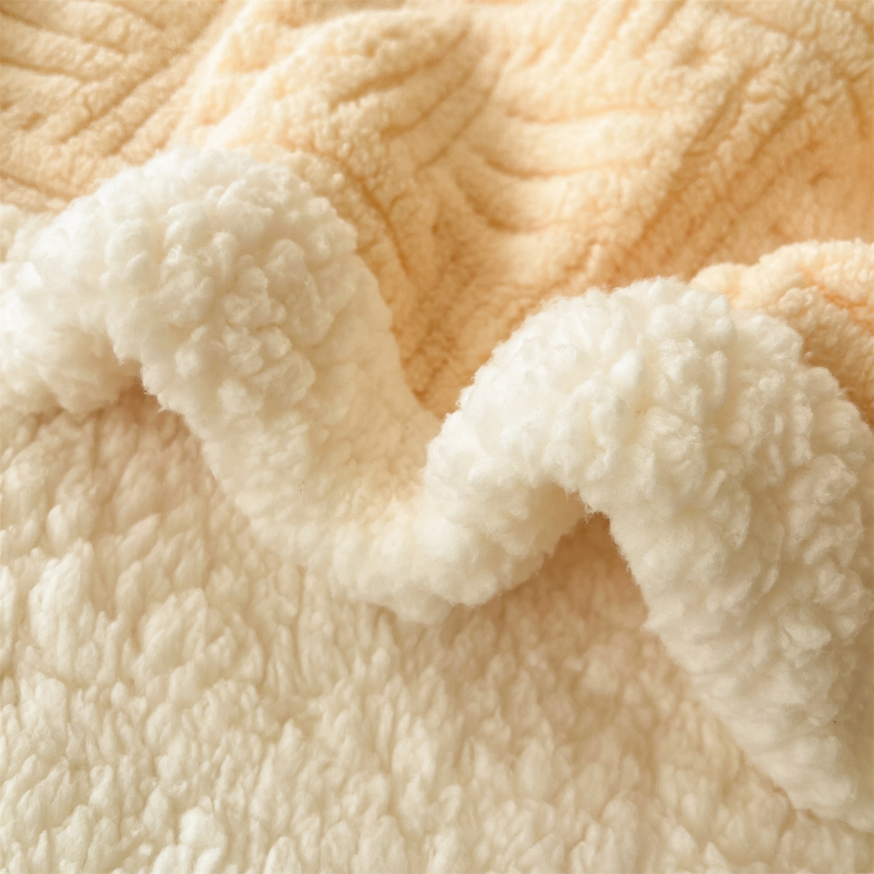 91家纺网 家纺一手货源 找家纺 （总）丝幔家纺 2025新款A类提花舒棉绒毯-饼干花