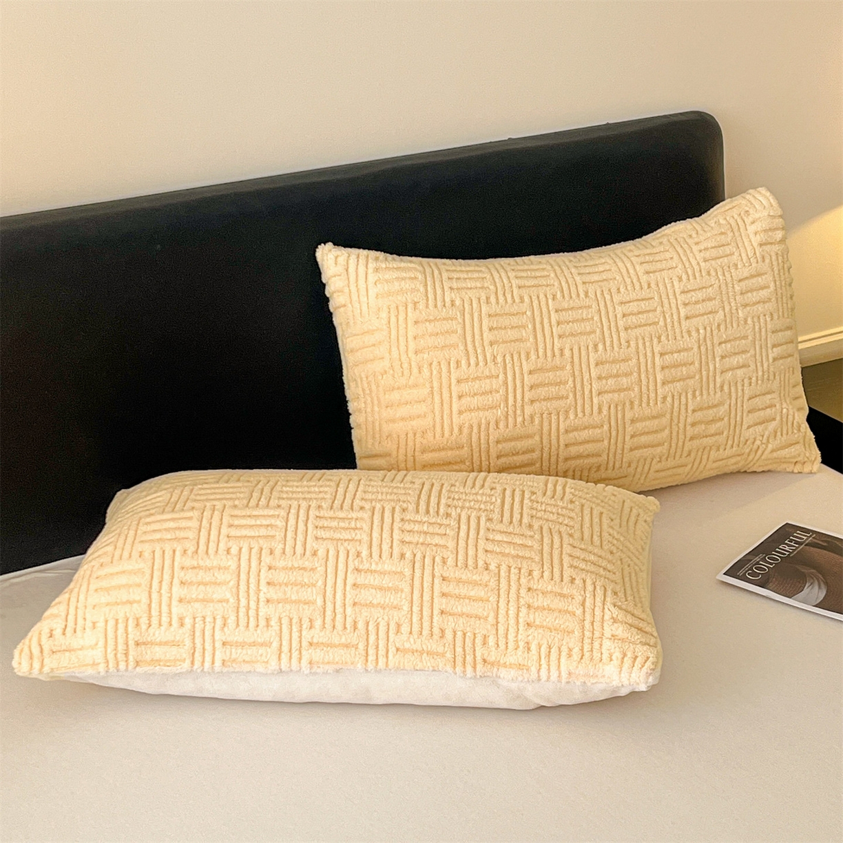 91家纺网 家纺一手货源 找家纺 （总）丝幔家纺 2025新款A类提花舒棉绒毯-饼干花