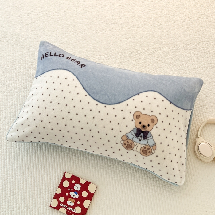 91家纺网 家纺一手货源 找家纺 （总）倾慕家纺 2025新款数码大版牛奶绒单枕套