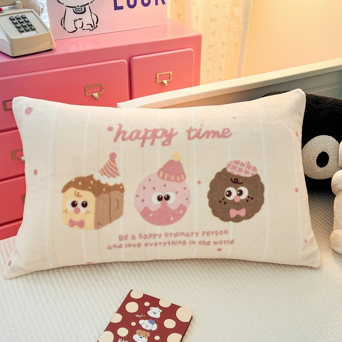 91家纺网 家纺一手货源 找家纺 （总）倾慕家纺 2025新款数码大版牛奶绒单枕套