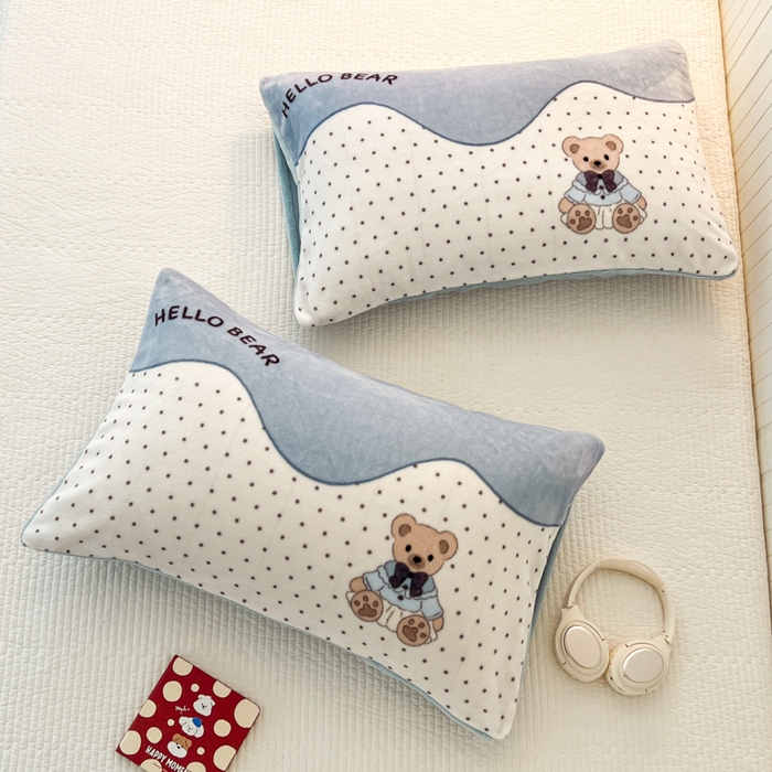 91家纺网 家纺一手货源 找家纺 （总）倾慕家纺 2025新款数码大版牛奶绒单枕套