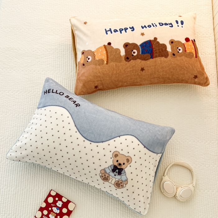 91家纺网 家纺一手货源 找家纺 （总）倾慕家纺 2025新款数码大版牛奶绒单枕套