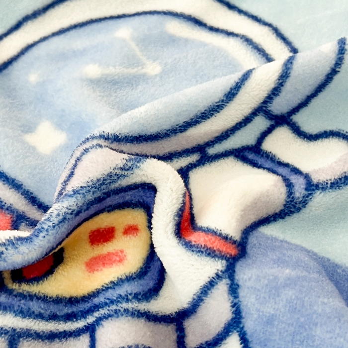 91家纺网 家纺一手货源 找家纺 倾慕家纺 2026新款数码大版牛奶绒单枕套 太空人