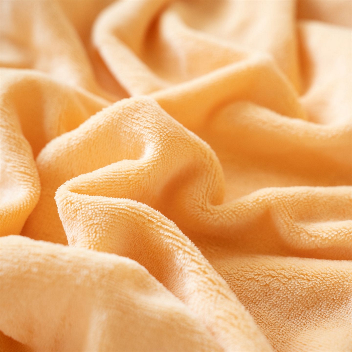 91家纺网 家纺一手货源 找家纺 兰紫橙家纺 2025新款简约纯色牛奶绒床笠系列 雏菊黄