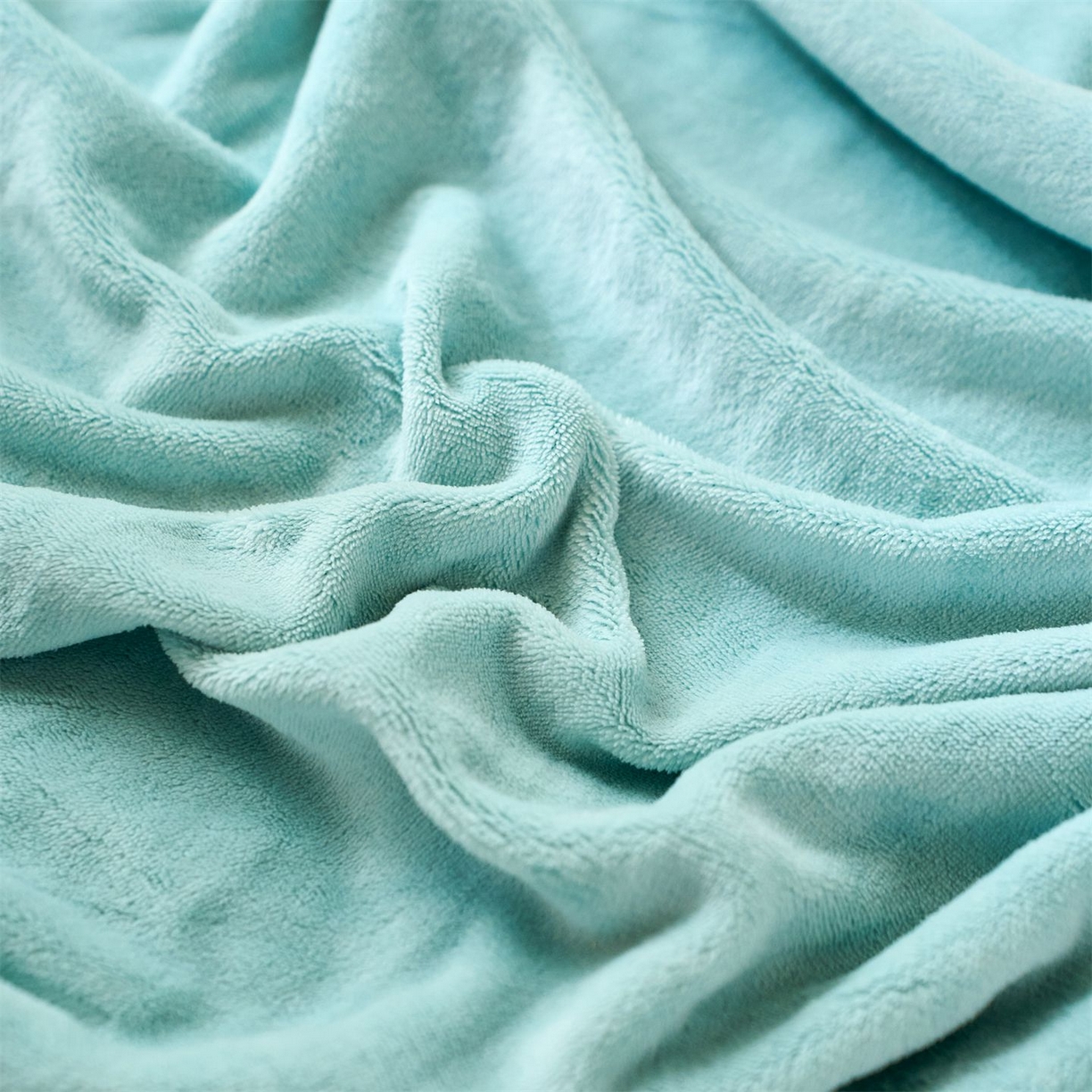 91家纺网 家纺一手货源 找家纺 兰紫橙家纺 2025新款简约纯色牛奶绒床笠系列 浅星蓝