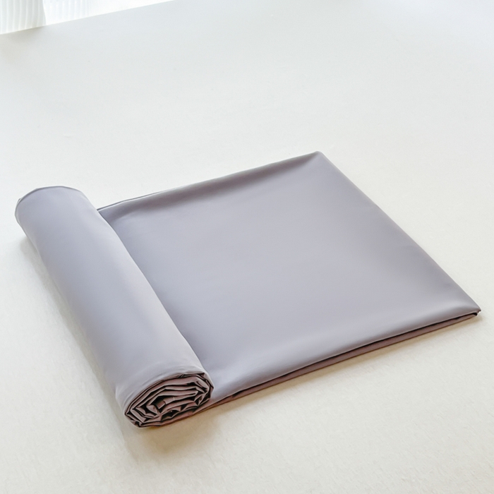 91家纺网 家纺一手货源 找家纺 汣沐生活 2025新款A类亲肤柔软床单 浅灰