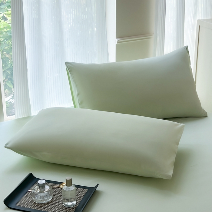 91家纺网 家纺一手货源 找家纺 汣沐生活 2025新款A类亲肤柔软床单 绿