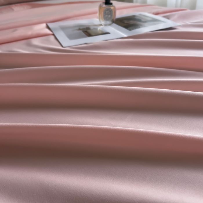 91家纺网 家纺一手货源 找家纺 汣沐生活 2025新款A类亲肤柔软床单 豆沙