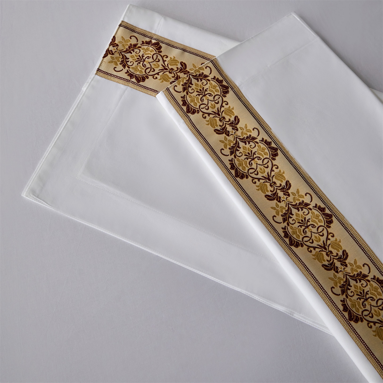 91家纺网 家纺一手货源 找家纺 （总）罗菲尼酒店用品 2025新款高仿棉织带款酒店宾馆四件套