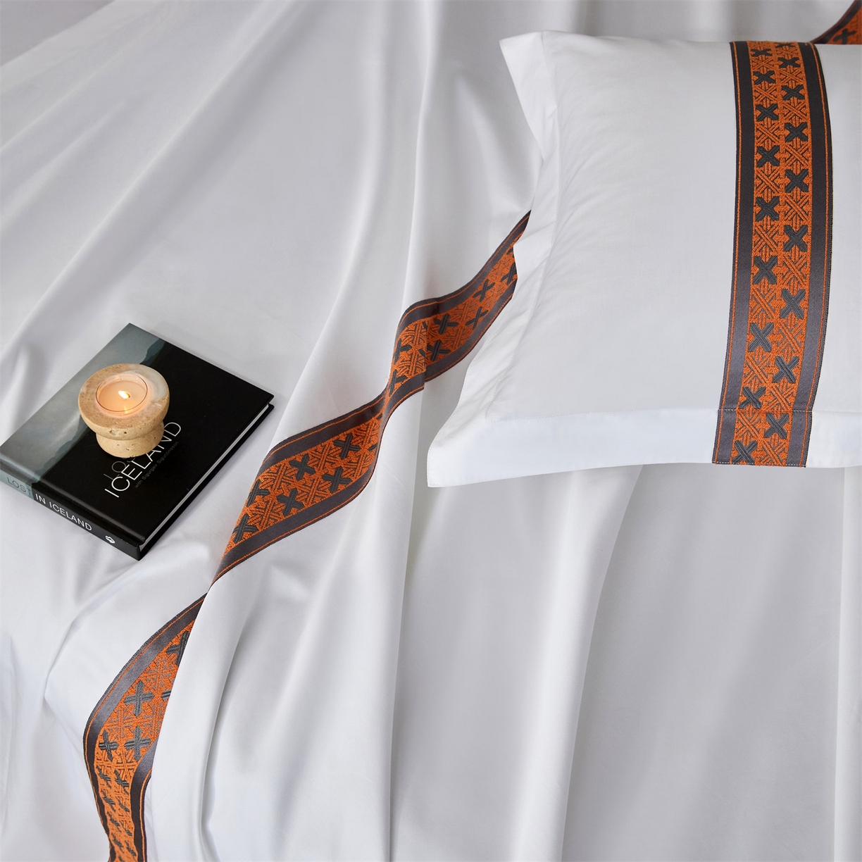 91家纺网 家纺一手货源 找家纺 罗菲尼酒店用品 2025新款高仿棉织带款酒店宾馆四件套 万里