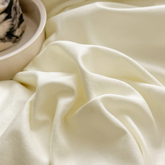 91家纺网 家纺一手货源 找家纺 汣沐生活 2025新款化纤纯色四件套系列 芝士布丁