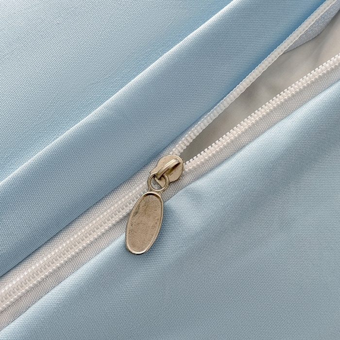 91家纺网 家纺一手货源 找家纺 汣沐生活 2025新款化纤纯色四件套系列 海盐可可