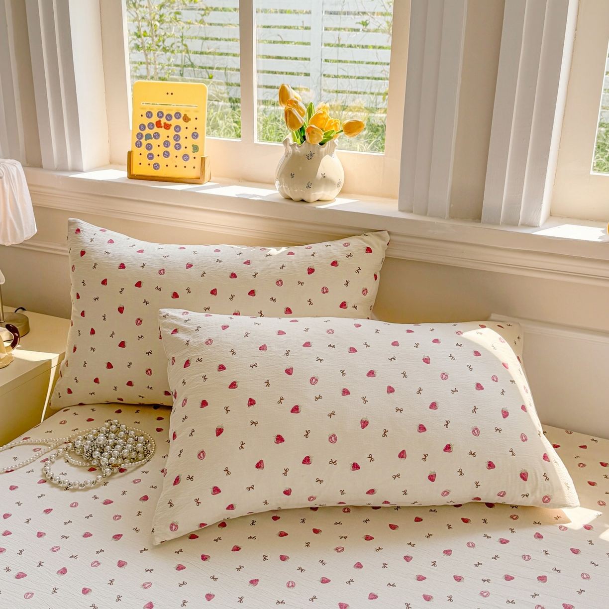 91家纺网 家纺一手货源 找家纺 （总）汣沐生活 2025新款A类木棉双层纱印花床笠