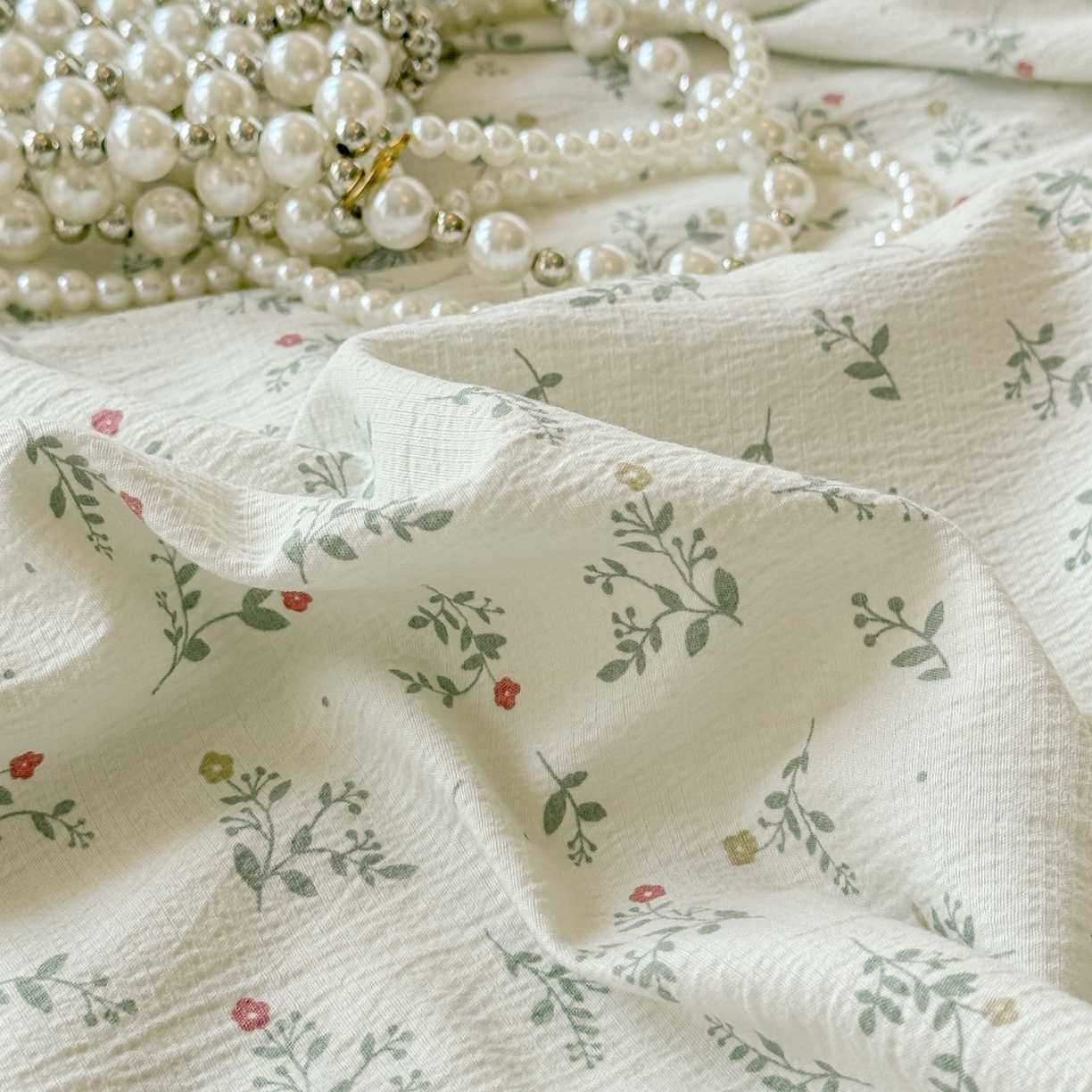 91家纺网 家纺一手货源 找家纺 汣沐生活 2025新款A类木棉双层纱印花床笠 森林萌兔