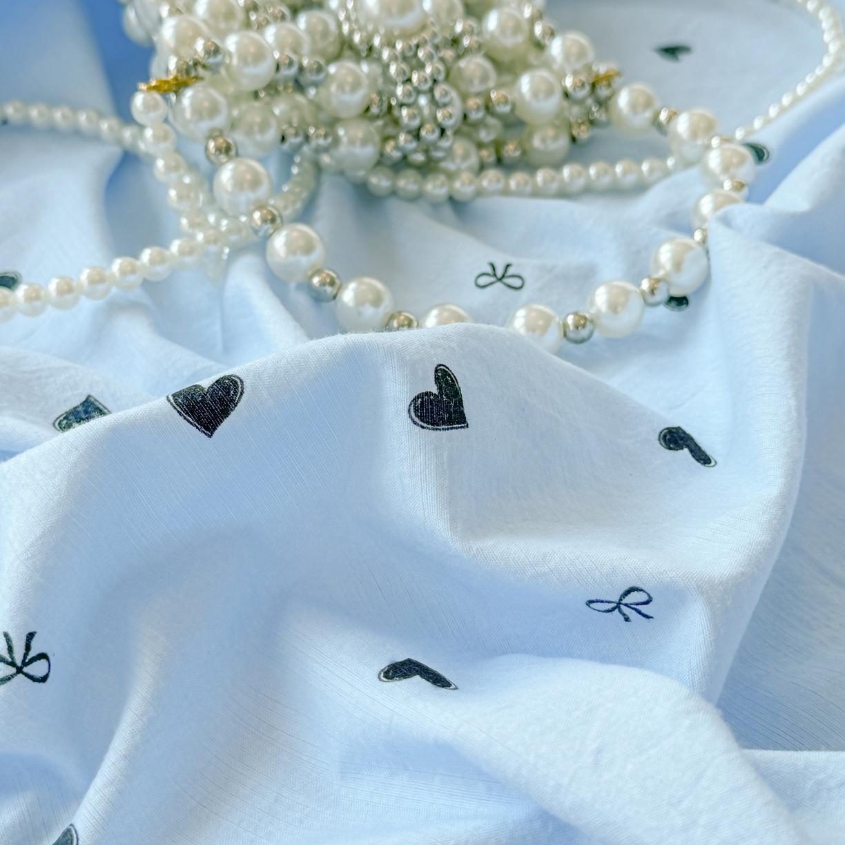 91家纺网 家纺一手货源 找家纺 汣沐生活 2025新款A类木棉双层纱印花床笠 心意满满