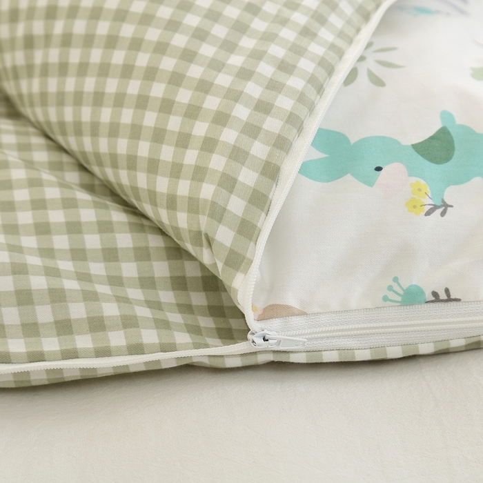 91家纺网 家纺一手货源 找家纺 麦吻儿童家居 2025新款儿童全棉睡袋男孩女孩午托防踢被40支纯棉床品被子睡袋两用可机洗 梦幻森林