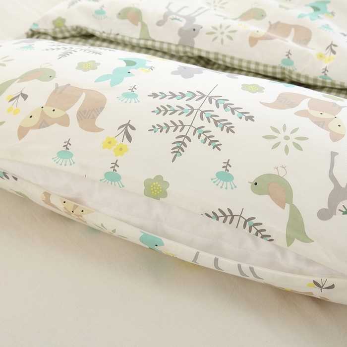 91家纺网 家纺一手货源 找家纺 麦吻儿童家居 2025新款儿童全棉睡袋男孩女孩午托防踢被40支纯棉床品被子睡袋两用可机洗 梦幻森林