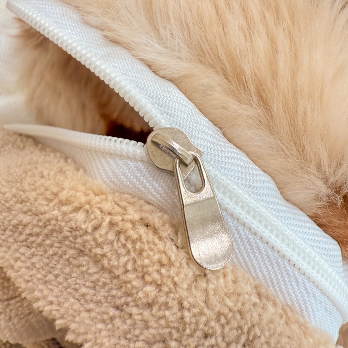 91家纺网 家纺一手货源 找家纺 米莱家纺 2025新款兔毛绒花边牛奶绒四件套 咖圆点