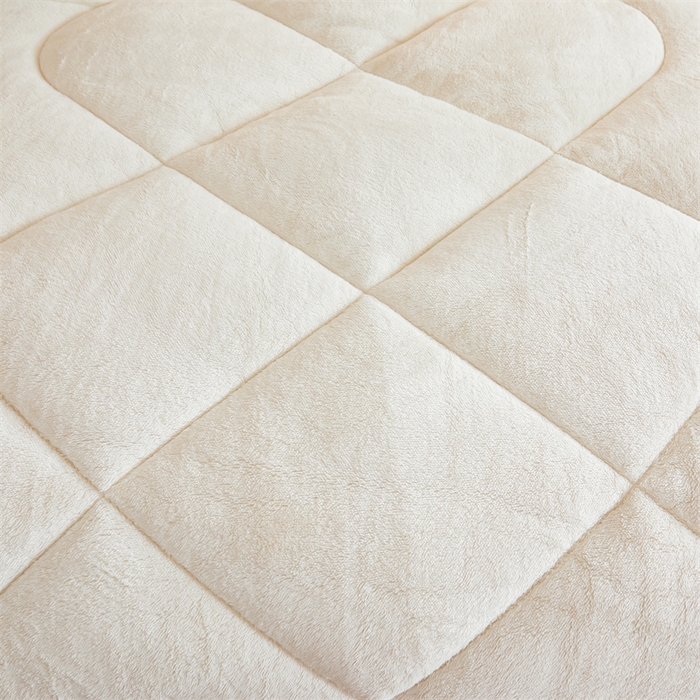 91家纺网 家纺一手货源 找家纺 爱屋及屋 2025新款北极绒双面绒牛奶绒棋盘格冬被被子被芯 棋盘-蓝白格