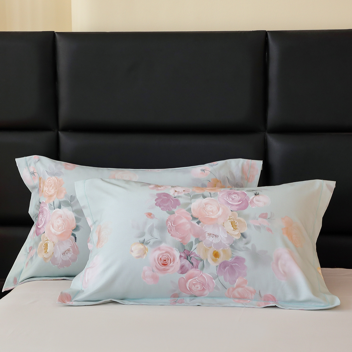 91家纺网 家纺一手货源 找家纺 （总）馨雅家纺 2025新款全棉磨毛数码印花单品枕套