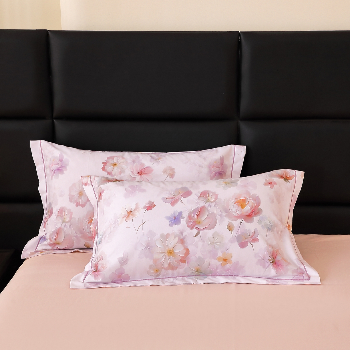 91家纺网 家纺一手货源 找家纺 （总）馨雅家纺 2025新款全棉磨毛数码印花单品枕套