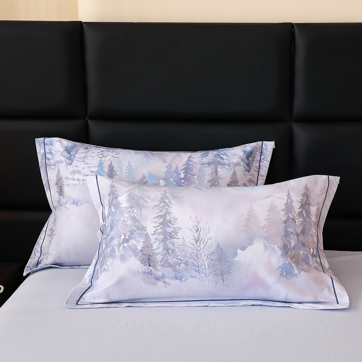 91家纺网 家纺一手货源 找家纺 （总）馨雅家纺 2025新款全棉磨毛数码印花单品枕套