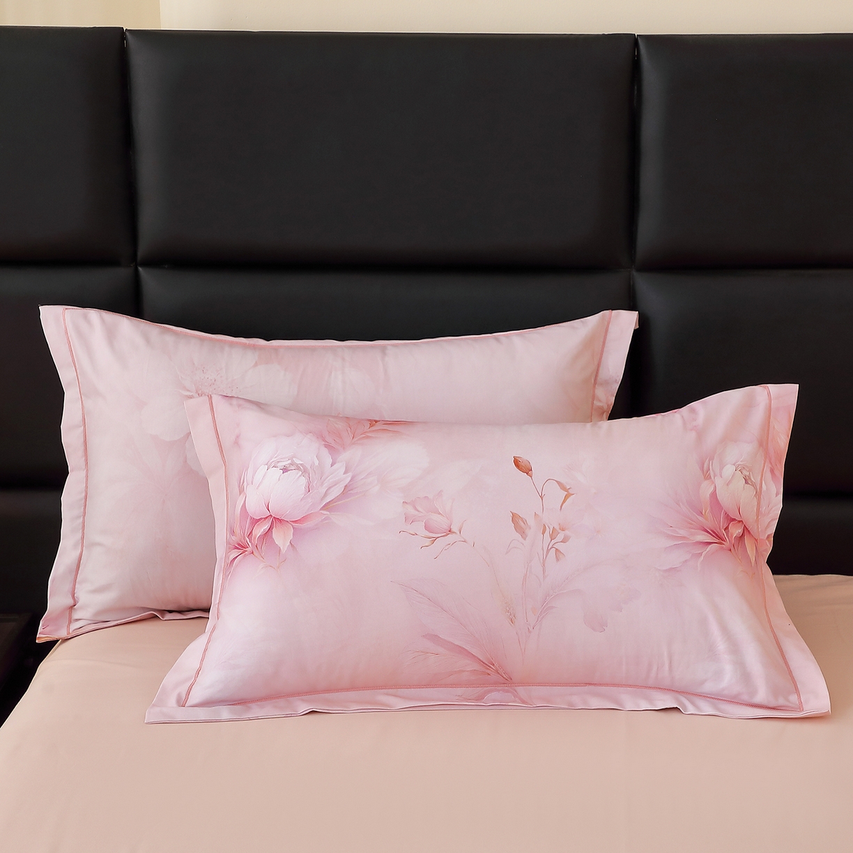 91家纺网 家纺一手货源 找家纺 （总）馨雅家纺 2025新款全棉磨毛数码印花单品枕套