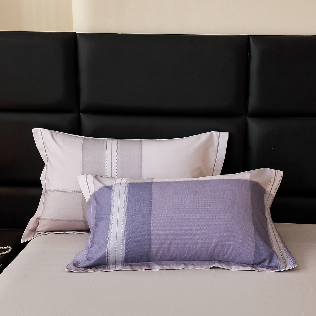 馨雅家纺 2025新款全棉磨毛数码印花单品枕套 卡奈-兰